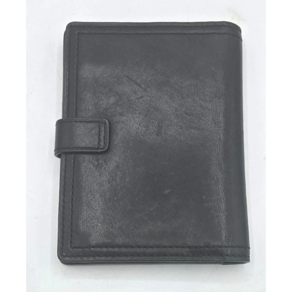 Authentic Coach New York Black Leather Organizer/Planner/Wallet